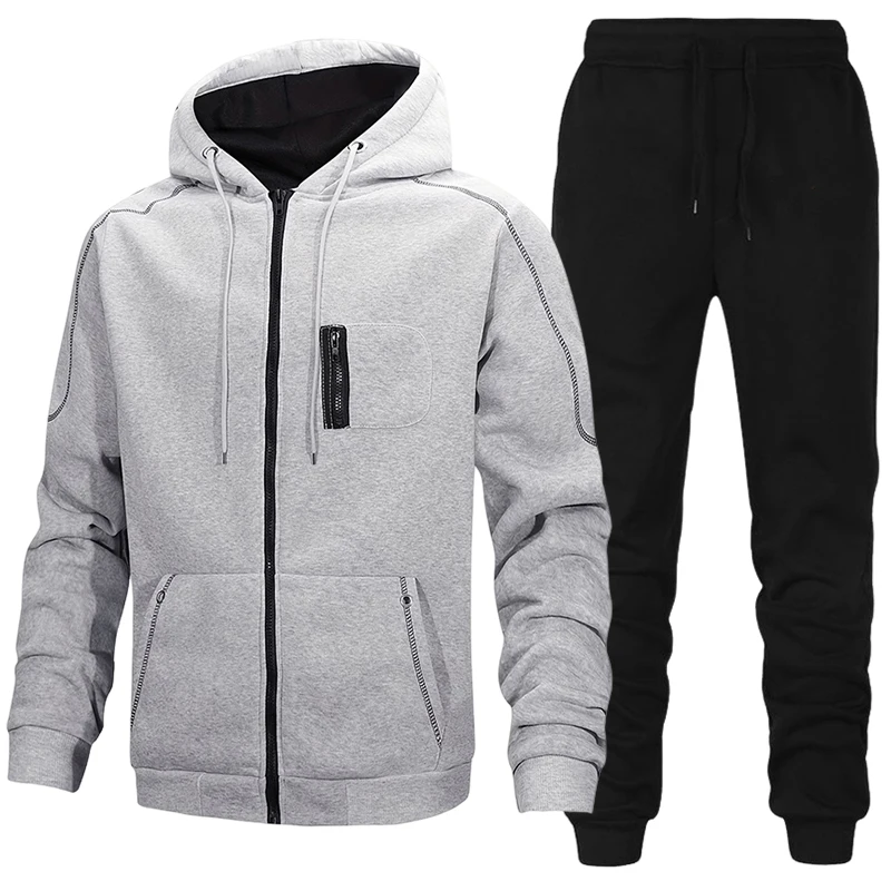 Winter Clothing Items - Modieus Heren Trainingspak Casual Hoodie Sweatshirts