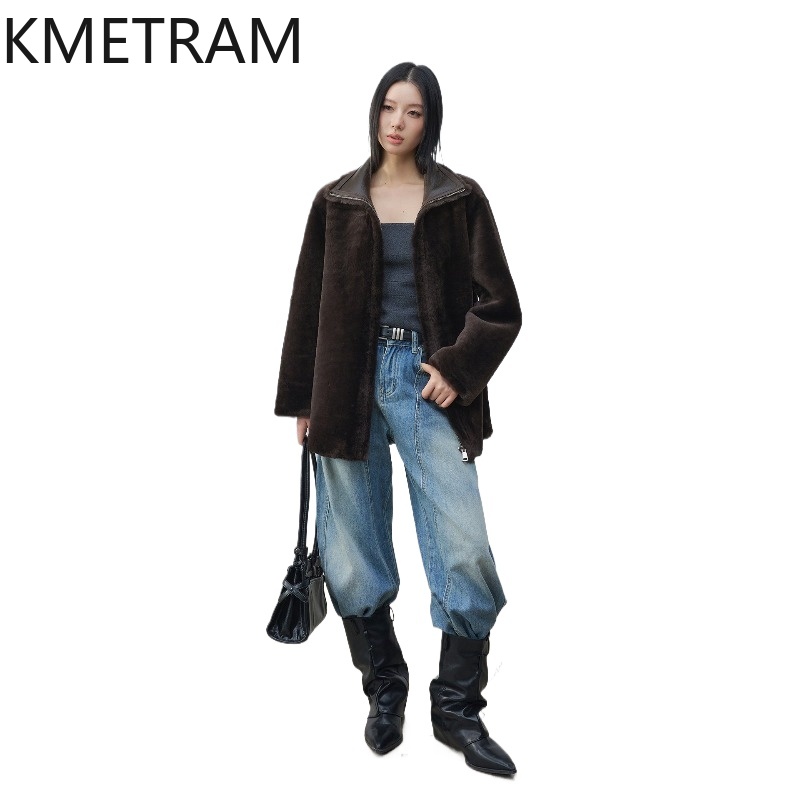 Winter Clothing In Spanish - KMETRAM Echte Spaanse Merino Schapenvachtjas met
