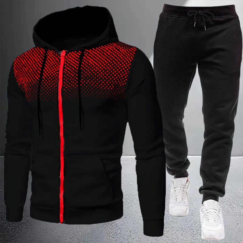Winter Clothing Items - Herfst Winter High-end Herenjas Trainingspak Casual