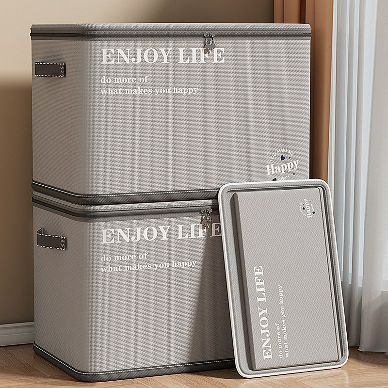 Winter Clothing Material - Zware, duurzame, niet-geweven opbergboxen voor de