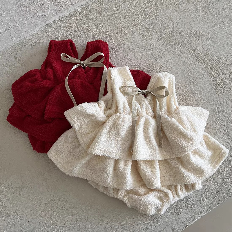 Winter Clothing Newborn - 2025 Winter Nieuwe Baby Meisje Mouwloze