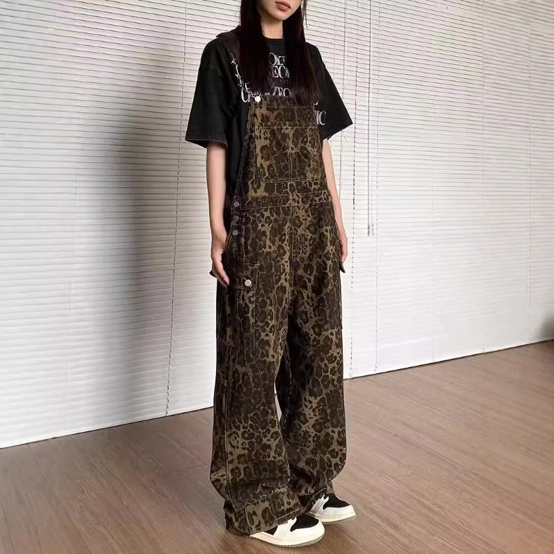 Winter Clothing Trends 2026 - 2026 nieuwe dameskleding luipaardprint denim overalls