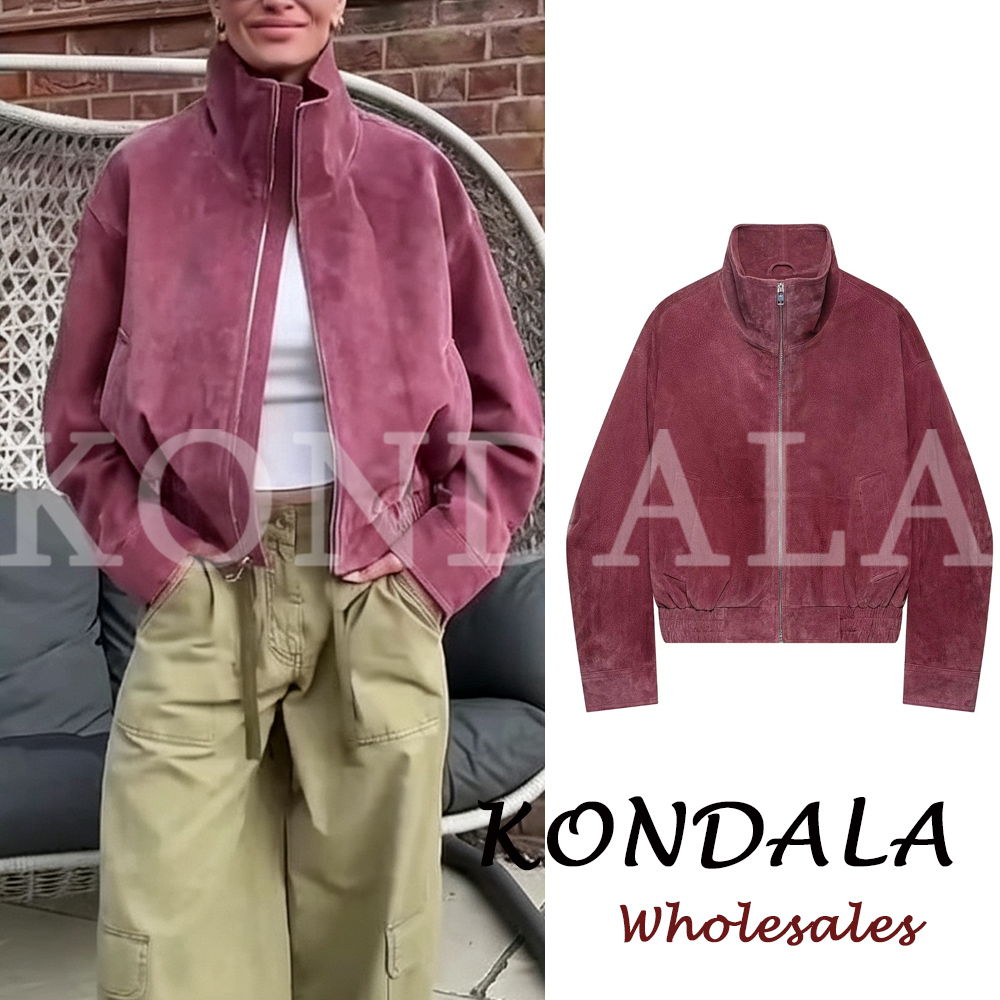 Winter Clothing Trends 2026 - KONDALA Vintage Streetwear PU Dames Herfst