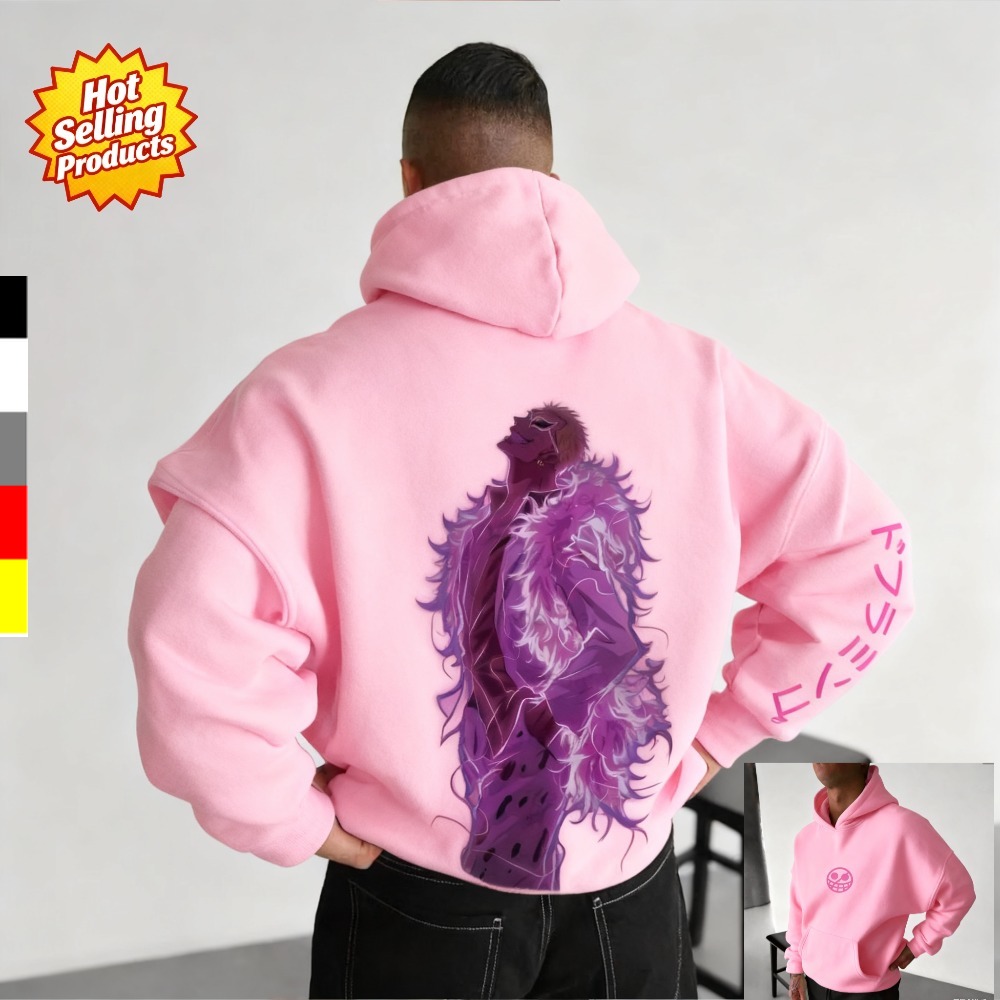 One Piece Hoodie Donquixote Do - Y2K Winter Clothing recensie en prijs