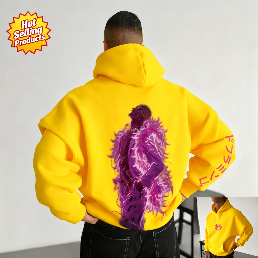 One Piece Hoodie Donquixote Do - Y2K Winter Clothing recensie en prijs
