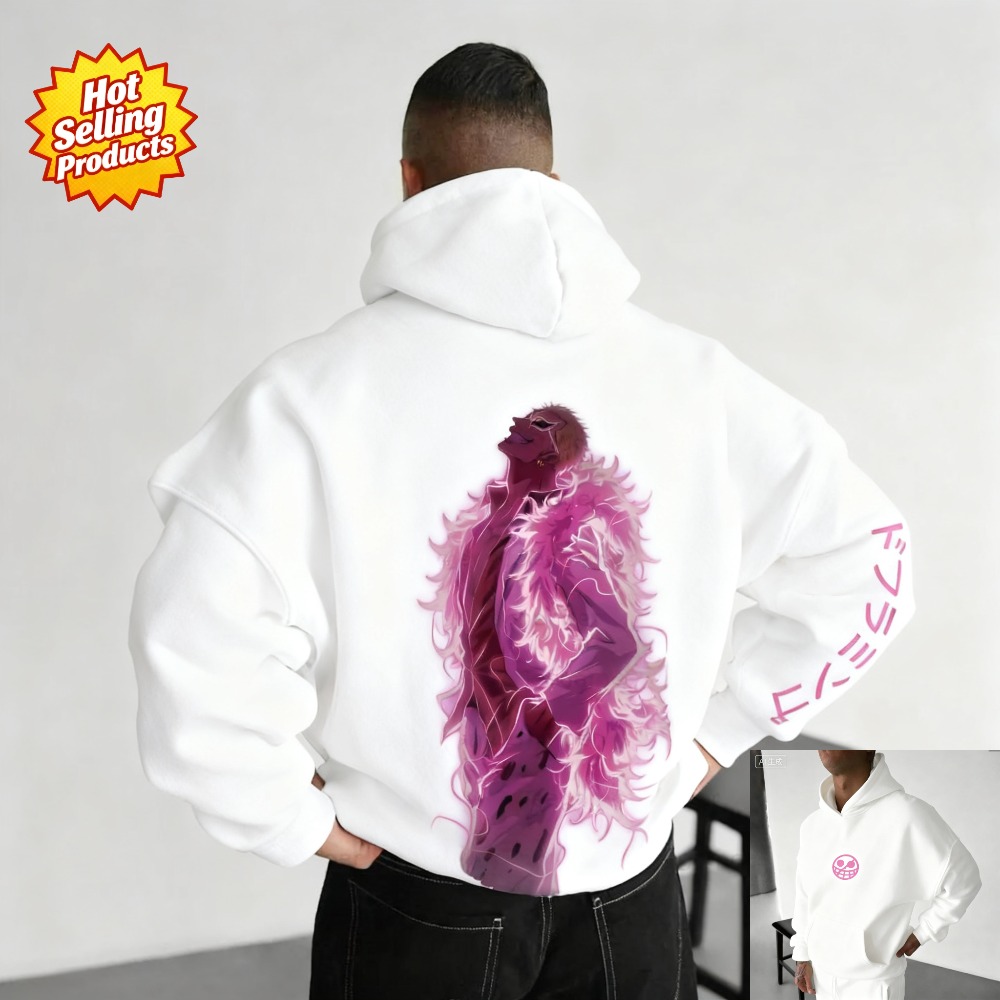 One Piece Hoodie Donquixote Do - Y2K Winter Clothing recensie en prijs