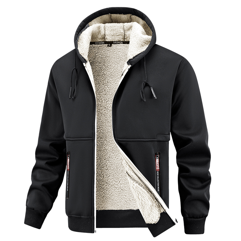 Mannen winterjas fleece gevoer - Winter Clothing Europe recensie en prijs