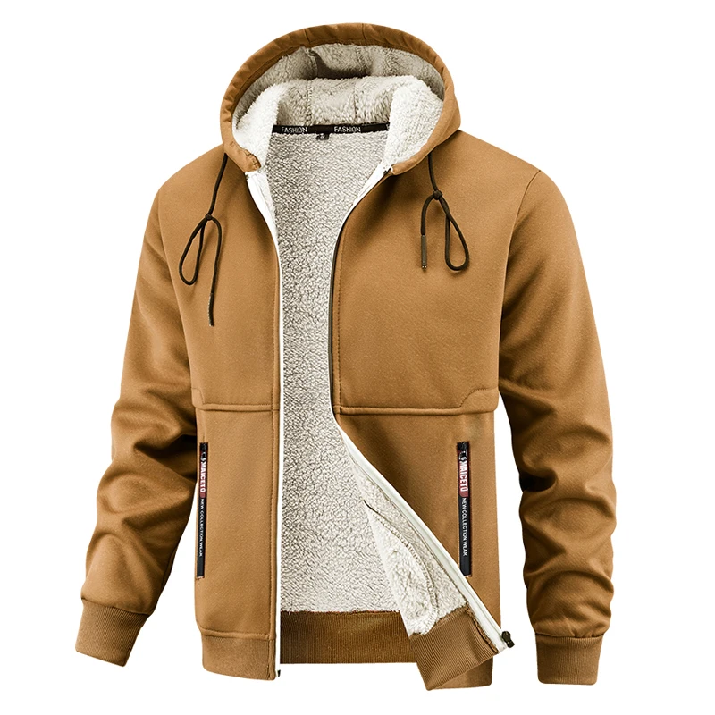 Mannen winterjas fleece gevoer - Winter Clothing Europe recensie en prijs
