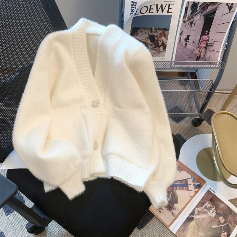 Dames Trui Vest Wit V-hals Geb - Winter Clothing Offer recensie en prijs