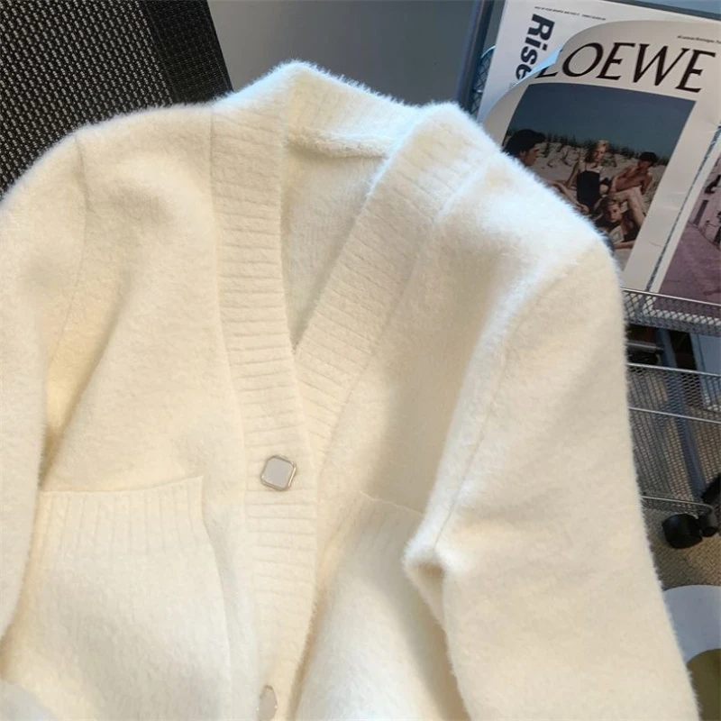 Dames Trui Vest Wit V-hals Geb - Winter Clothing Offer recensie en prijs