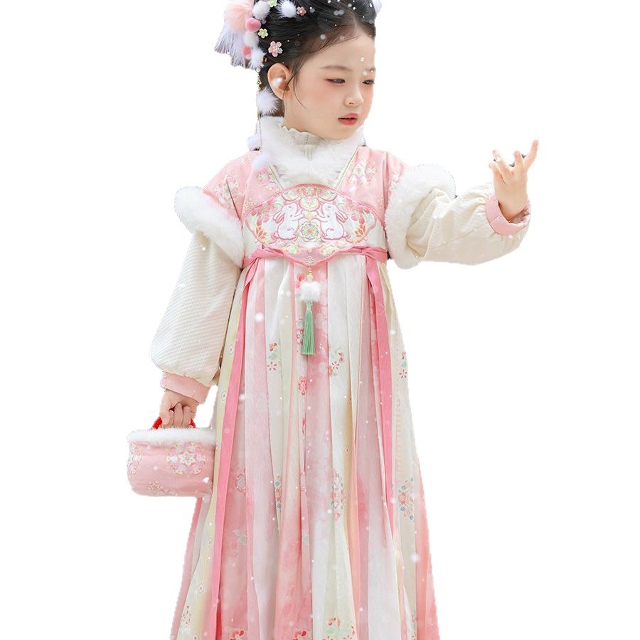 2025 Meisjes Fee Hanfu Kindere - Winter Clothing 1 Year Old recensie en prijs