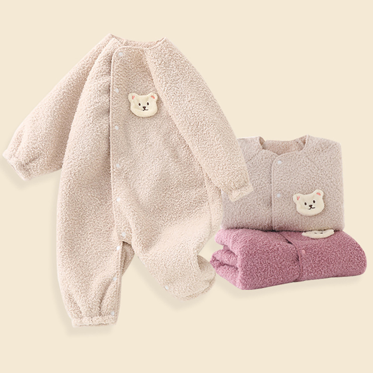 Winter Baby Jumpsuit Fleece ge - Winter Clothing Newborn recensie en prijs