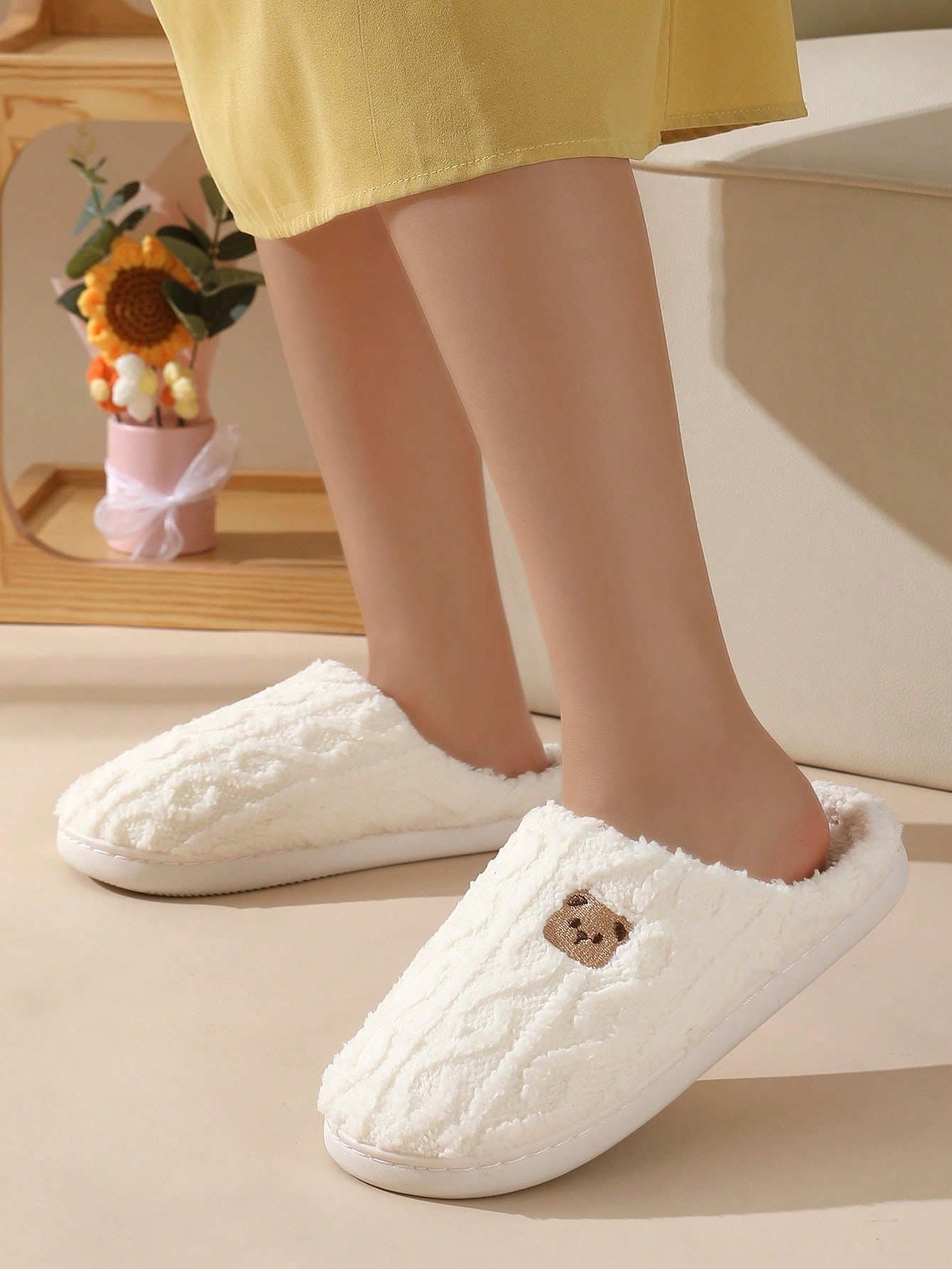 Warme katoenen pantoffels voor - Winter Clothing Material recensie en prijs