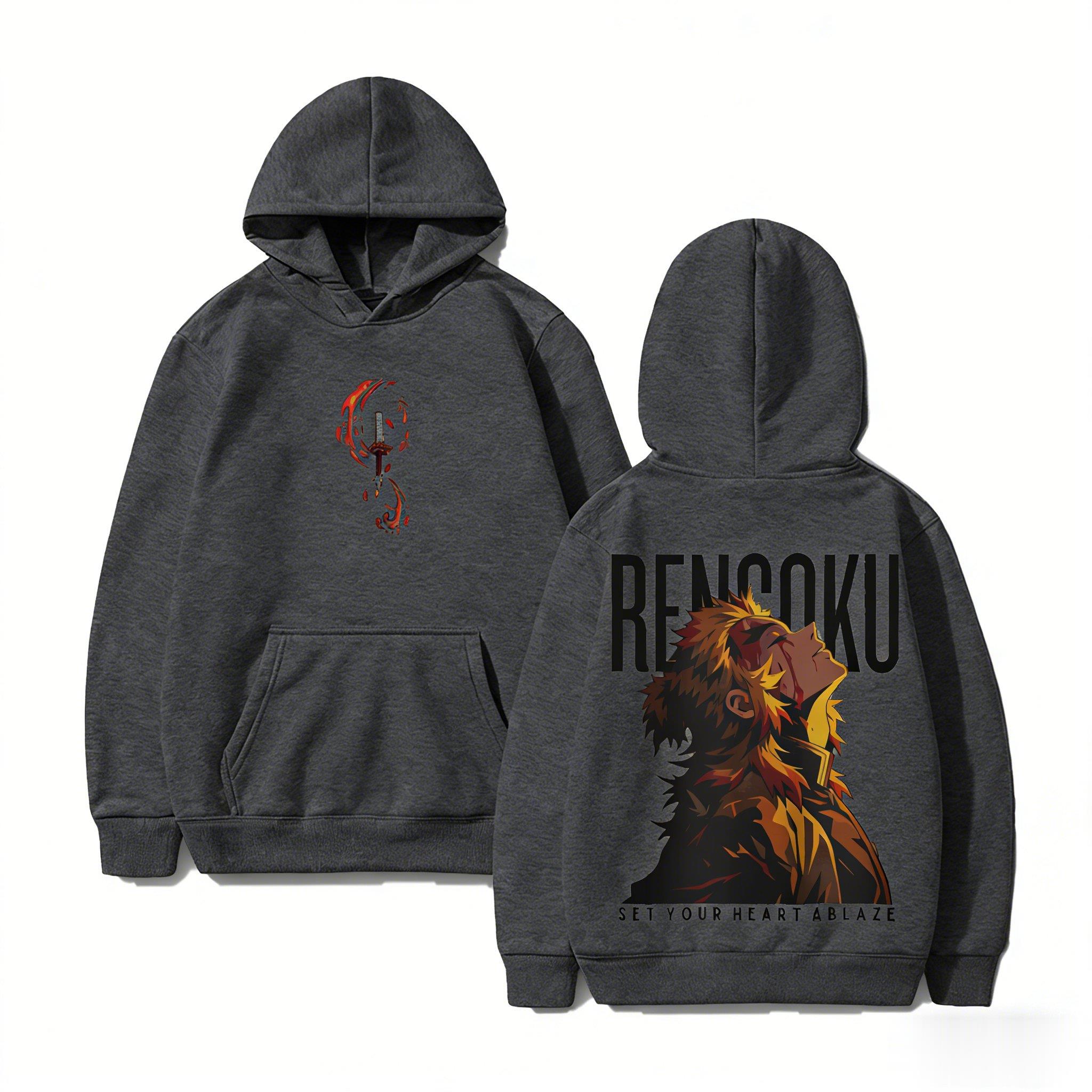 Demon Slayer Rengoku Hoodie An - Winter Clothing Trends 2026 recensie en prijs