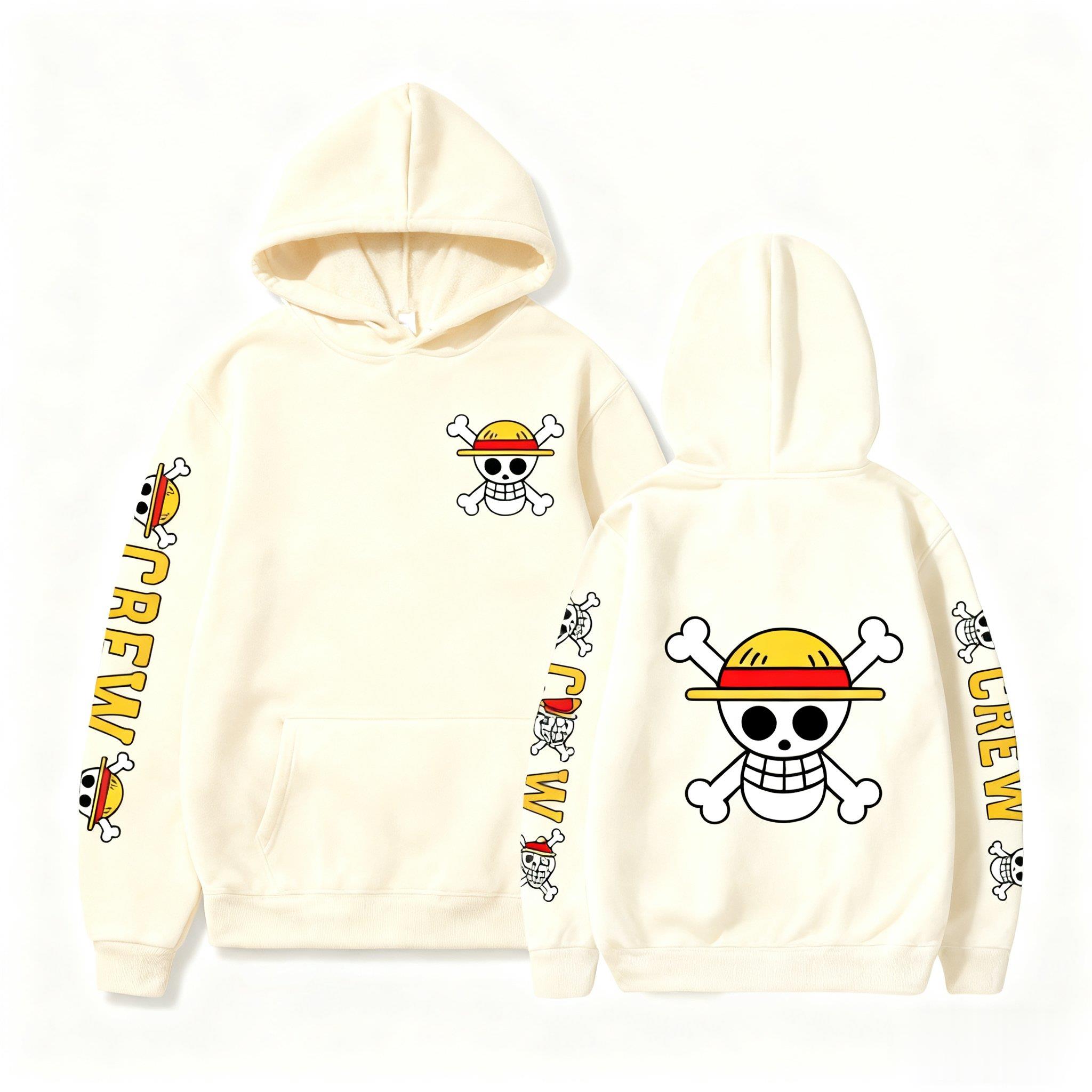 Een Stuk Schedel Print Hoodie  - Winter Clothing Trends 2026 recensie en prijs