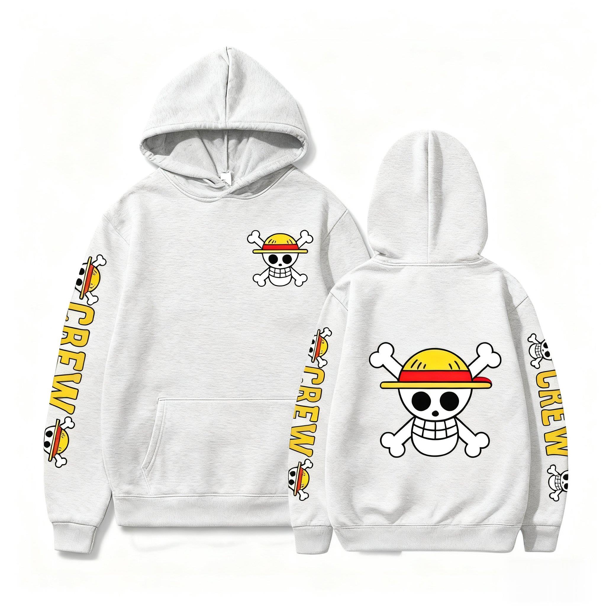 Een Stuk Schedel Print Hoodie  - Winter Clothing Trends 2026 recensie en prijs