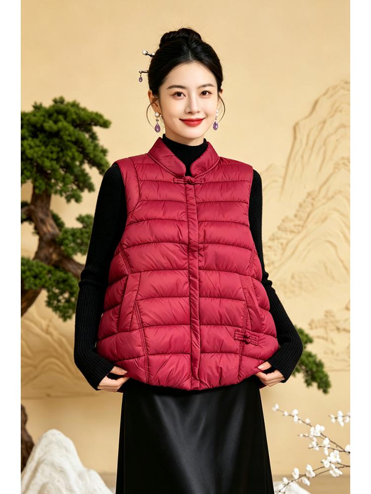 Dames warm vest in Chinese sti - Winter Clothing Items recensie en prijs