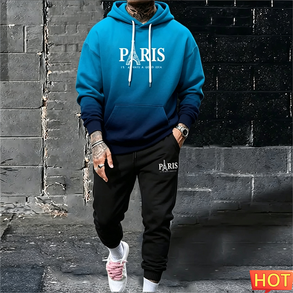 Herfst/Winter Heren Hoodie Set - Y2K Winter Clothing recensie en prijs