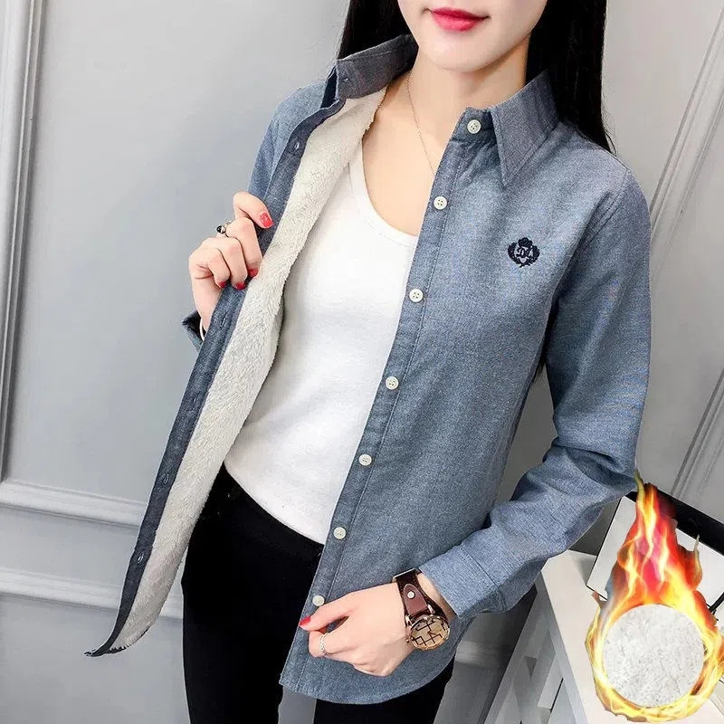 Mode Voeg Fluwelen Warm Shirt  - Winter Clothing Trends 2026 recensie en prijs